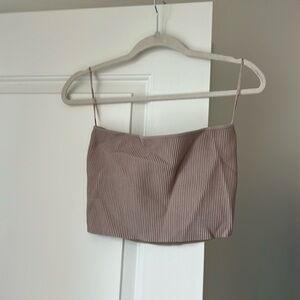 LA hearts bandeau top